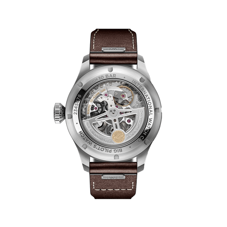 IWC Schaffhausen, Big Pilots Watch 43 Armbanduhr aus Stahl, Referenz IW329301, Produktaufnahme