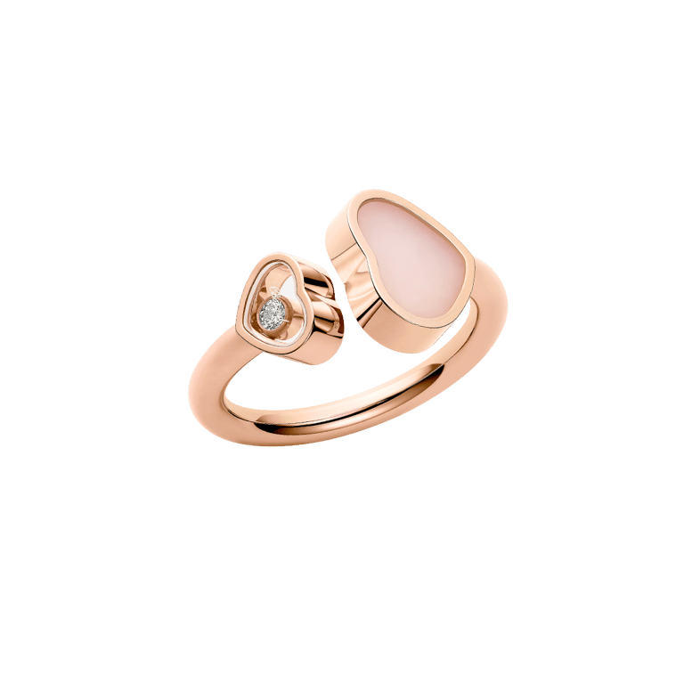Chopard, Happy Diamonds Ring aus 18 Kt Roségold, Referenz CH829482-5632, Produktaufnahme
