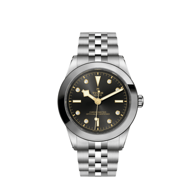 Tudor, Black Bay Armbanduhr aus Stahl, Referenz M79660-0004, Produktaufnahme