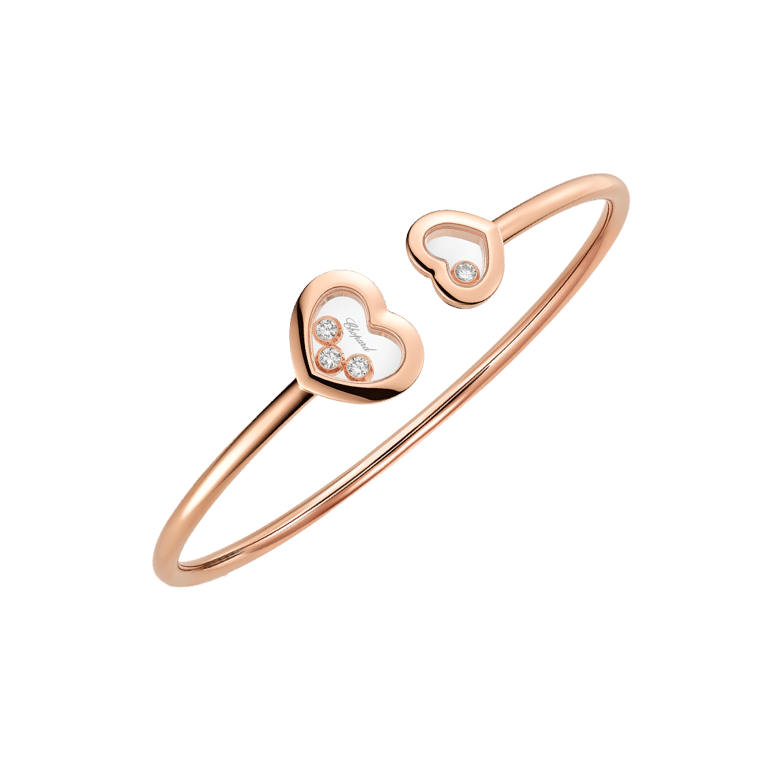 Chopard, Happy Diamonds Armschmuck aus 18 Kt Roségold, Referenz CH85A614-5002, Produktaufnahme