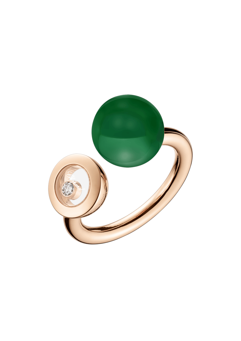 Chopard, Happy Diamonds Ring aus 18 Kt Roségold, Referenz CH82A619-5109, Produktaufnahme