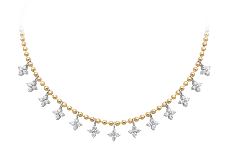 Wagner, Signature Collier aus Gold 750 GW mit Diamanten, Referenz S4020.C.GW, Produktaufnahme