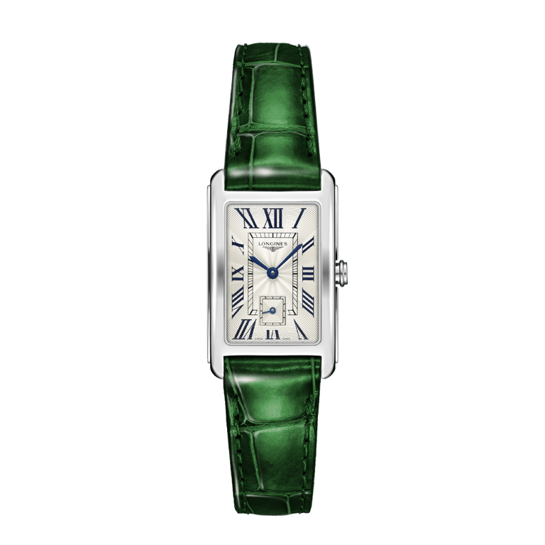 Longines, Longines DolceVita Armbanduhr aus Stahl, Referenz L5.512.4.71.A, Produktaufnahme