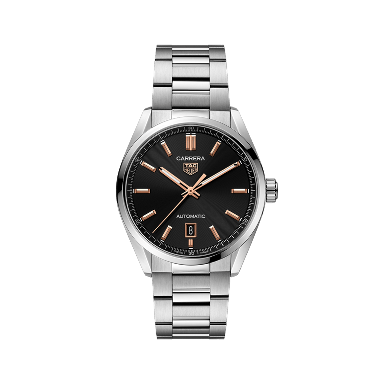 TAG Heuer, Tag Heuer Carrera 39 Armbanduhr aus Stahl, Referenz WBN2113.BA0639, Produktaufnahme