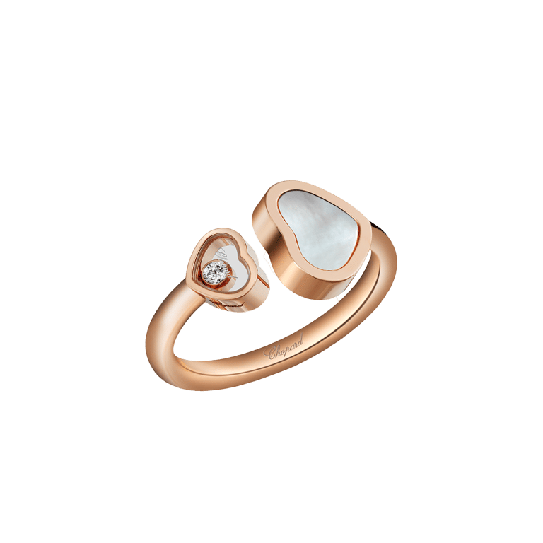 Chopard, Happy Diamonds Ring aus 18 Kt Roségold, Referenz CH829482-5308, Produktaufnahme