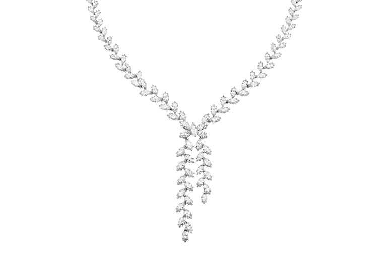 Masterpiece Collier aus 18 Kt Weißgold mit Diamanten
