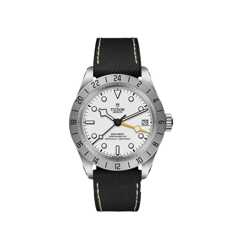 Tudor, Black Bay Pro Armbanduhr aus Stahl, Referenz M79470-0006, Produktaufnahme