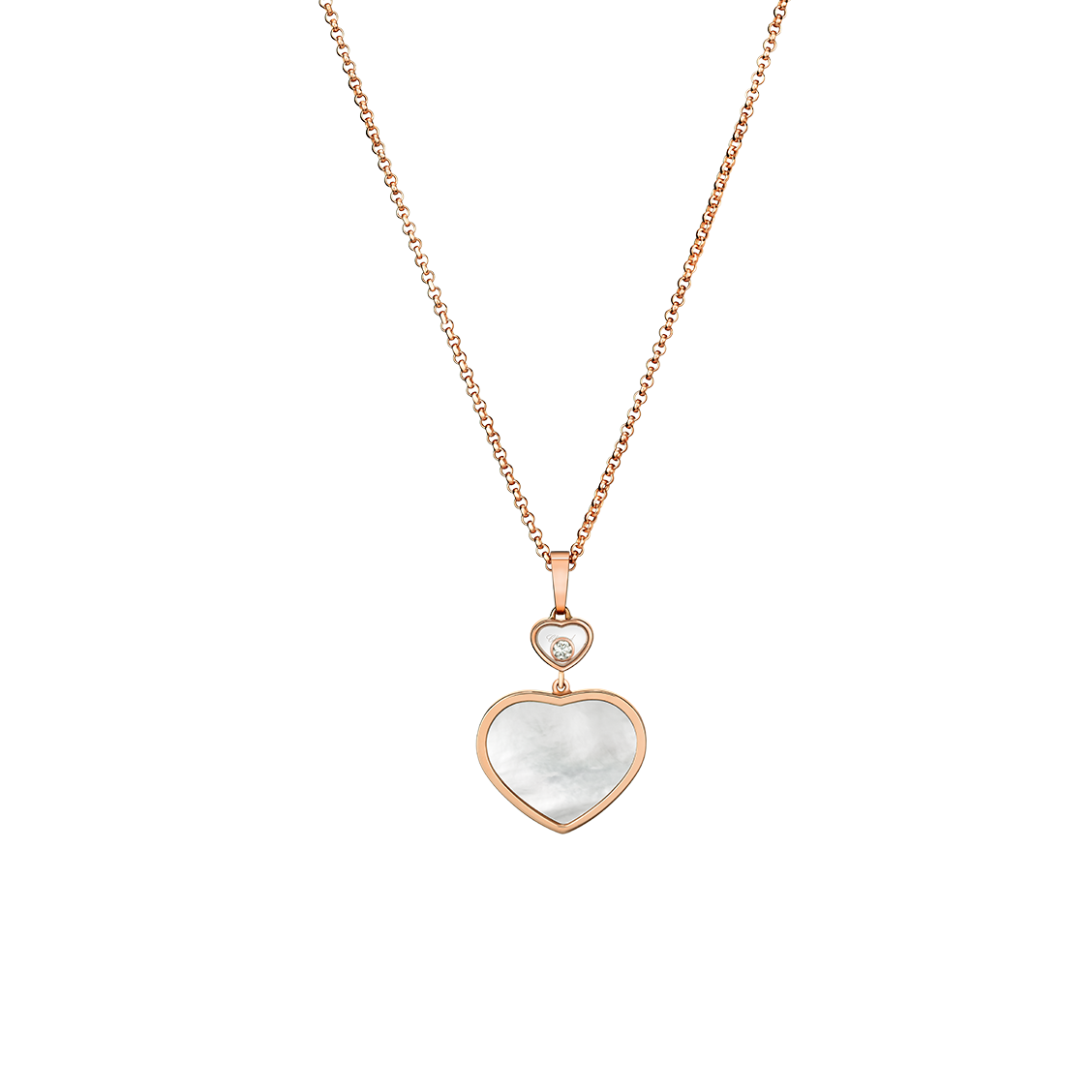 アンティーク雑貨 Happylove Vintage Chopard Happy Diamonds Heart Stud Earrings at
