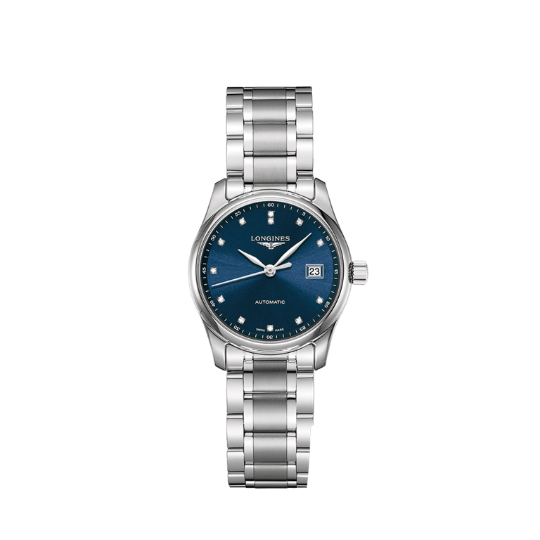 Longines, The Longines Master Collection Armbanduhr aus Stahl, Referenz L2.257.4.97.6, Produktaufnahme