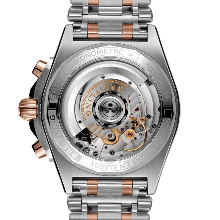 Breitling, Chronomat B01 42 Armbanduhr aus Stahl / Gold 750 R, Referenz UB0134101B1U1, Produktaufnahme