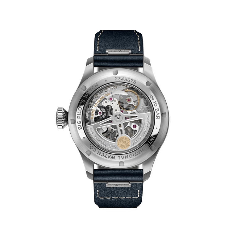 IWC Schaffhausen, Big Pilots Watch 43 Armbanduhr aus Stahl, Referenz IW329303, Produktaufnahme