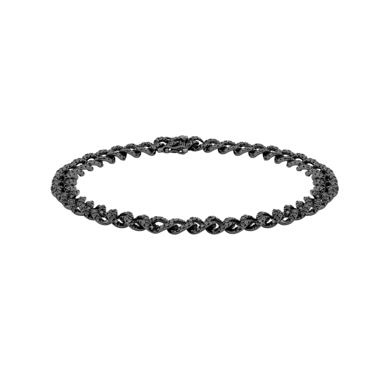 Wagner, Starlight Special Armschmuck aus Gold 750 W schwarz mit Diamanten schwarz, Referenz SL485.A.WX, Produktaufnahme