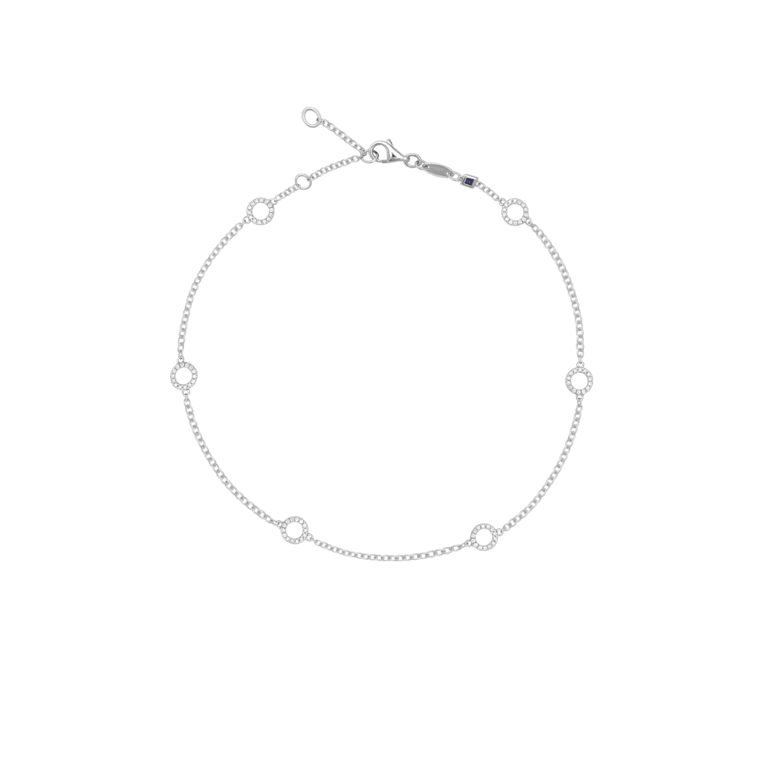 Signature Armband aus 18 Kt Weißgold mit Diamanten