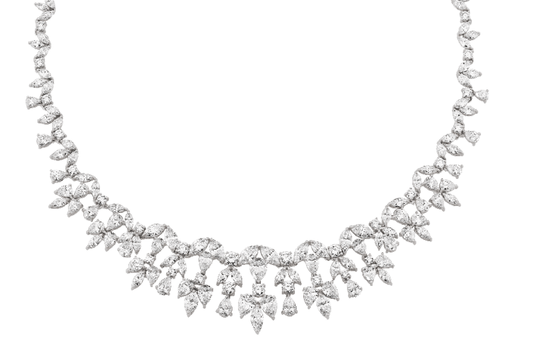 Masterpiece Collier aus 18 Kt Weißgold mit Diamanten