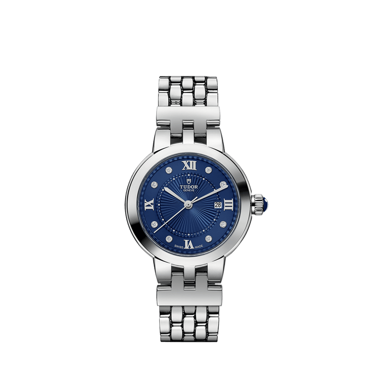Tudor, Clair de Rose Armbanduhr aus Stahl, Referenz M35500-0010, Produktaufnahme