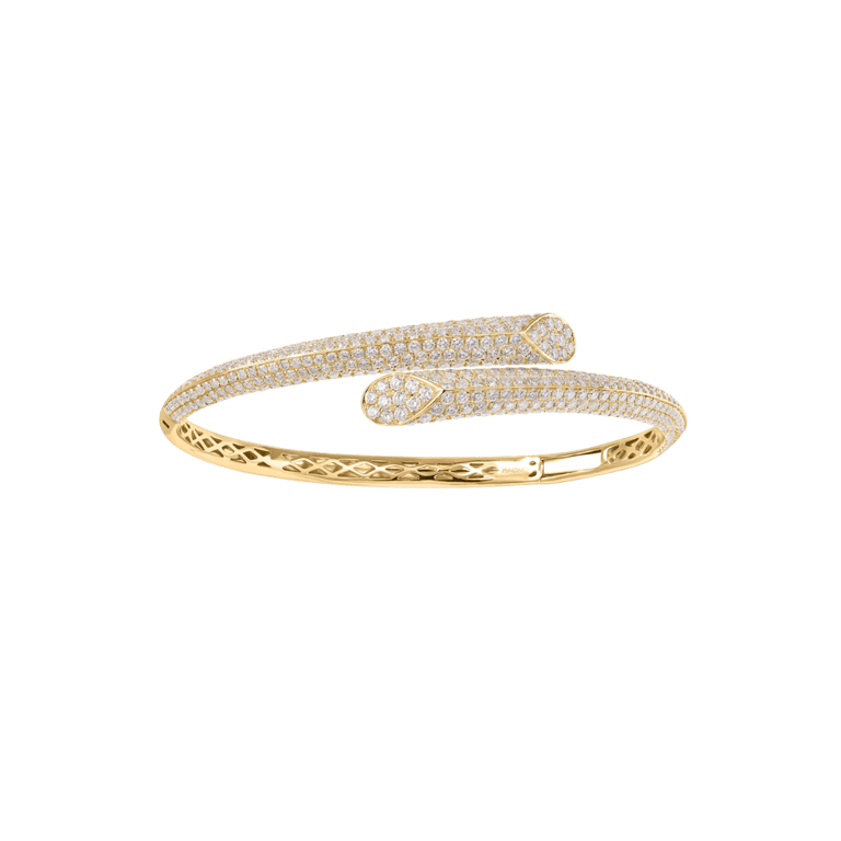 Starlight Special Armreif aus 18 Kt Gelbgold mit Diamanten