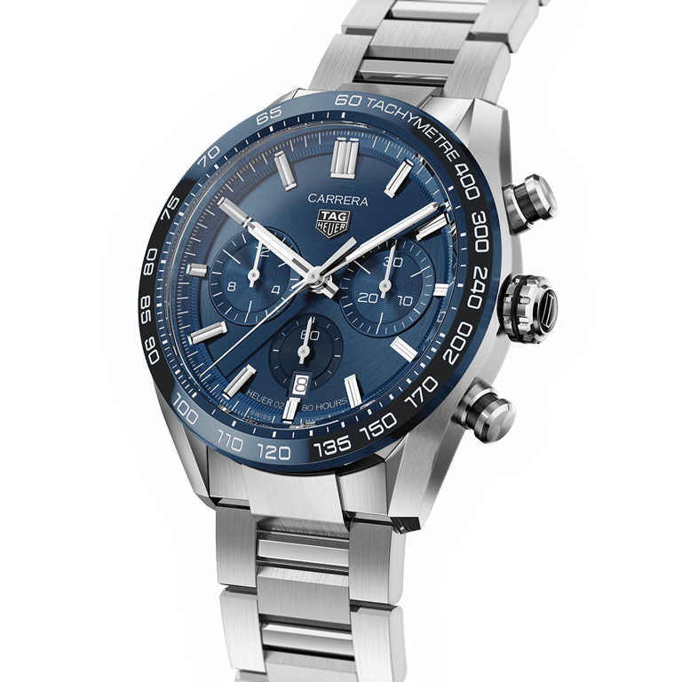 TAG Heuer, TAG Heuer Carrera Armbanduhr aus Stahl / Keramik, Referenz CBN2A1A.BA0643, Produktaufnahme