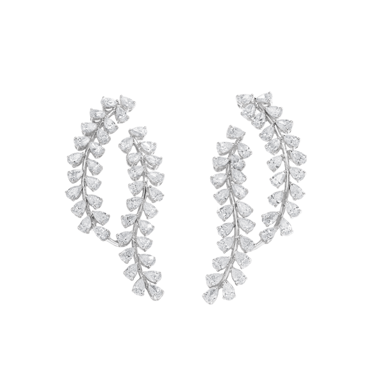 Masterpiece Ohrschmuck aus 18 Kt Weißgold mit Diamanten
