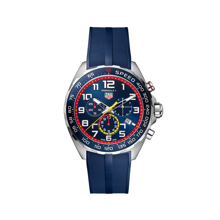 TAG Heuer, Formula 1 X Red Bull Racing 43 Armbanduhr aus Stahl, Referenz CAZ101AL.FT8052, Produktaufnahme