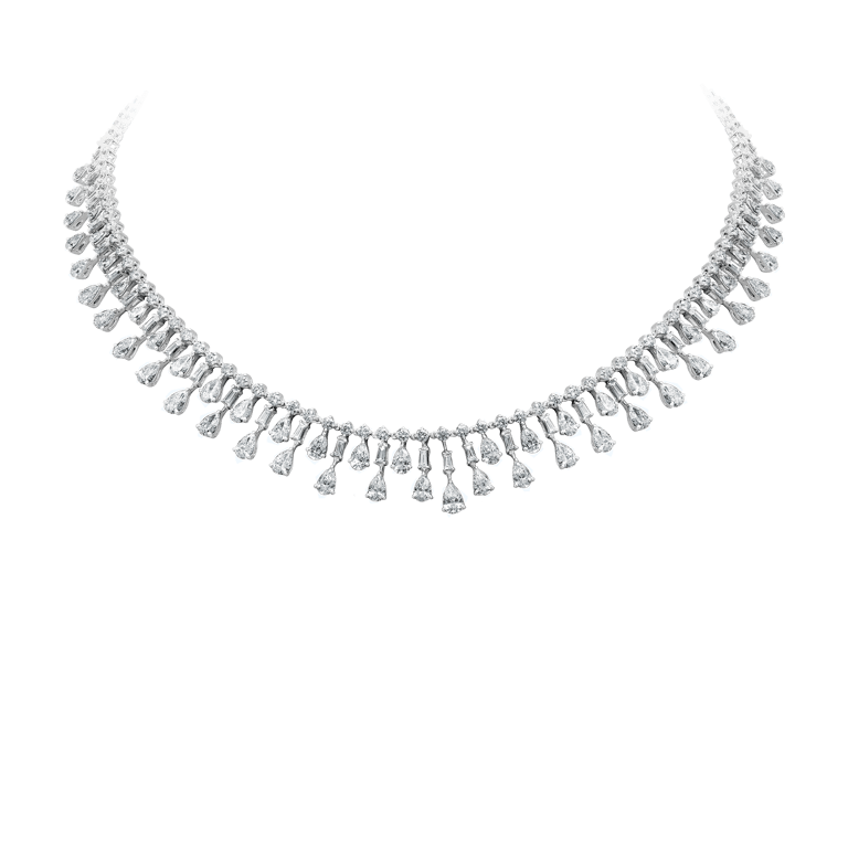 Masterpiece Collier aus 18 Kt Weißgold mit Diamanten