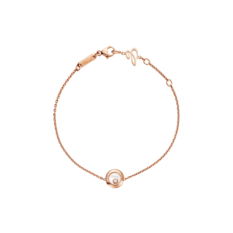 Chopard, Happy Diamonds Armschmuck aus 18 Kt Roségold, Referenz CH85A017-5001, Produktaufnahme