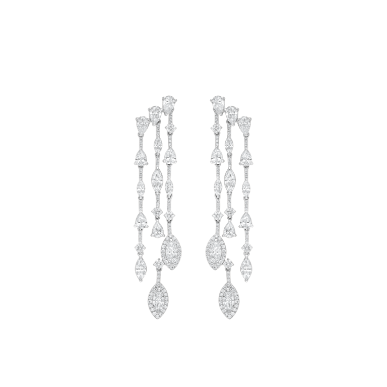Masterpiece Ohrschmuck aus 18 Kt Weißgold mit Diamanten