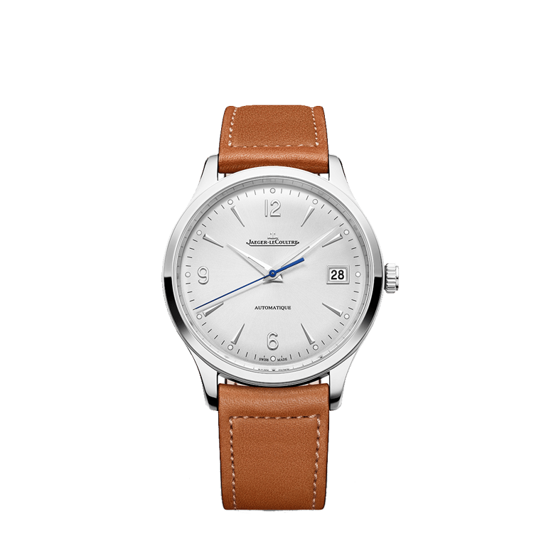 Jaeger LeCoultre, Master Control Date Armbanduhr aus Stahl, Referenz 4018420, Produktaufnahme