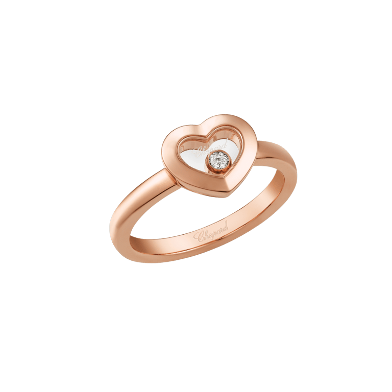 Chopard, Happy Diamonds Ring aus 18 Kt Roségold, Referenz CH82A054-5111, Produktaufnahme