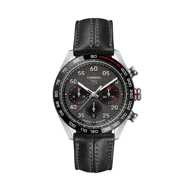 TAG Heuer, TAG Heuer Carrera Porsche Armbanduhr aus Stahl, Referenz CBN2A1F.FC6492, Produktaufnahme