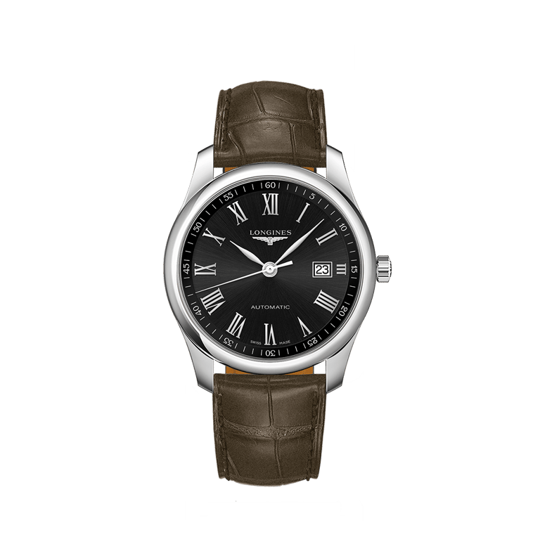 Longines, Master Collection Armbanduhr aus Stahl, Referenz L2.793.4.59.2, Produktaufnahme