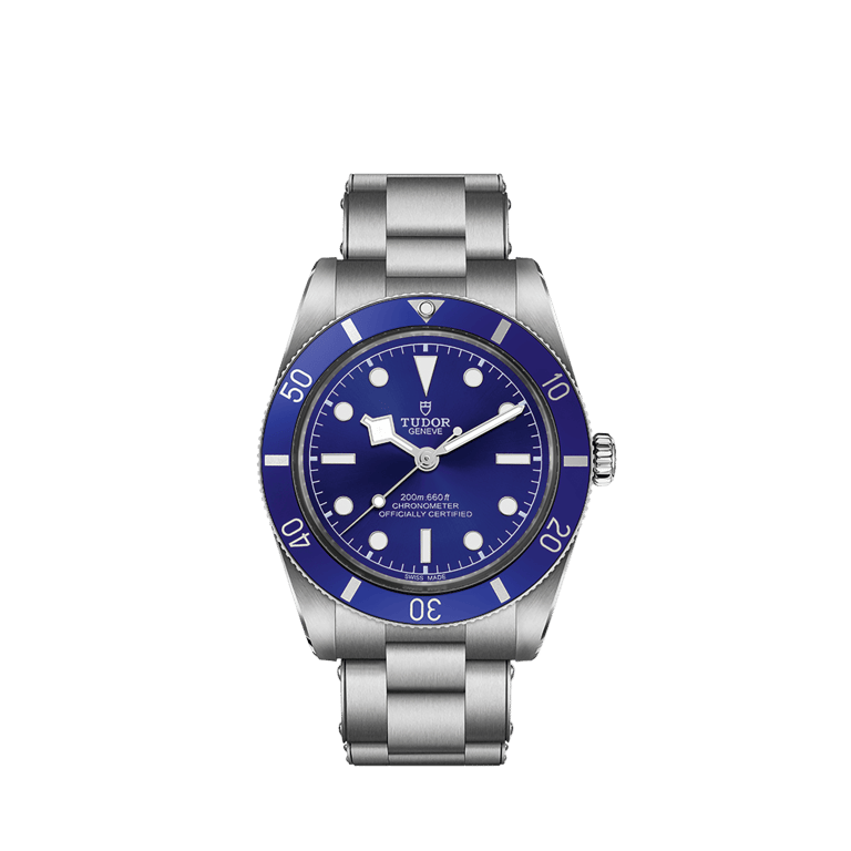 Tudor, Black Bay 54 Armbanduhr aus Stahl, Referenz M79000B-0001, Produktaufnahme