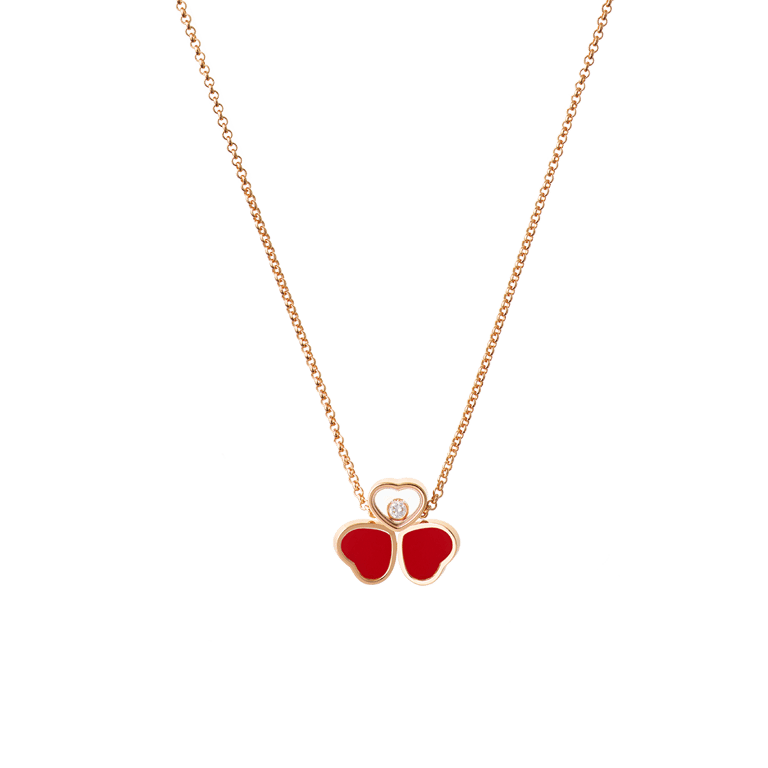 Chopard, Happy Diamonds Collier aus 18 Kt Roségold, Referenz CH81A083-5811, Produktaufnahme