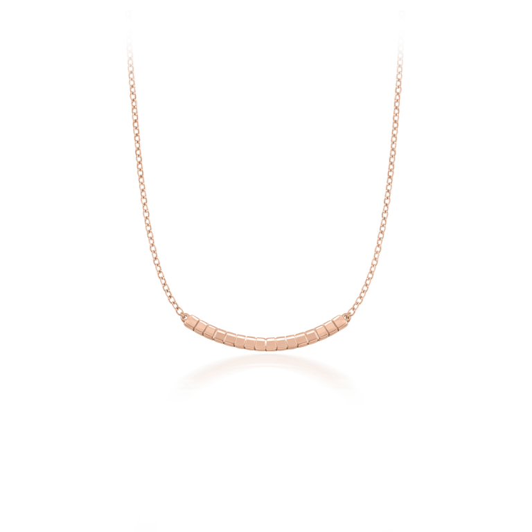 Rivière-Flow Collier aus 18 Kt Roségold