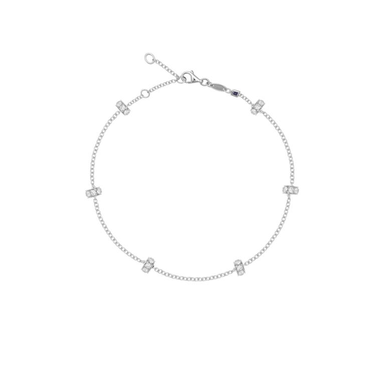Signature Armband aus 18 Kt Weißgold mit Diamanten