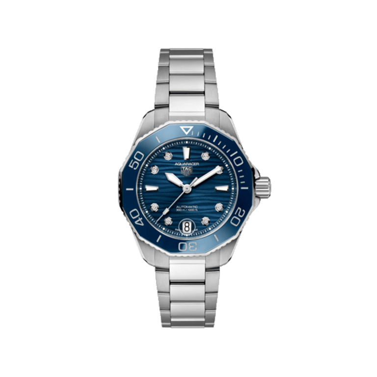 TAG Heuer, Aquaracer Professional 300 Armbanduhr aus Stahl, Referenz WBP231B.BA0618, Produktaufnahme