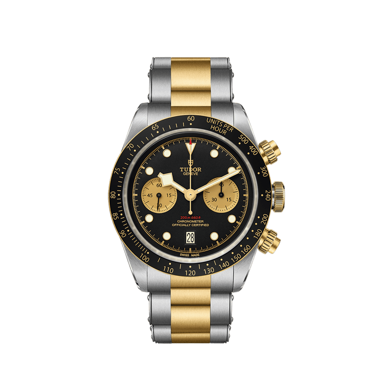 Tudor, Black Bay Chrono S&G Armbanduhr aus Stahl / Gold 750 G, Referenz M79363N-0001, Produktaufnahme