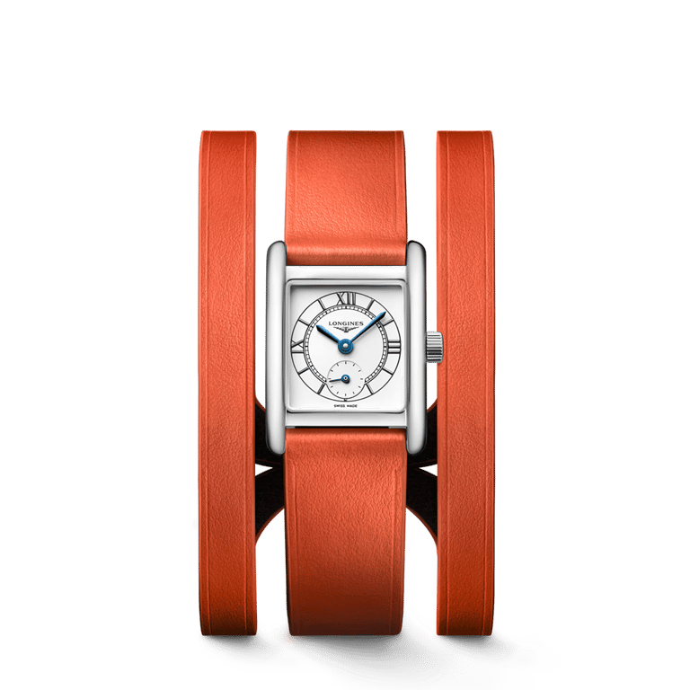 Longines, Mini DolceVita Armbanduhr aus Stahl, Referenz L5.200.4.75.8, Produktaufnahme