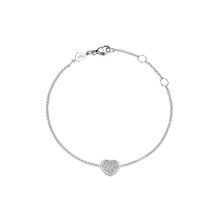 Chopard, My Happy Hearts Armschmuck aus 18 Kt Weißgold, Referenz CH85A086-1091, Produktaufnahme
