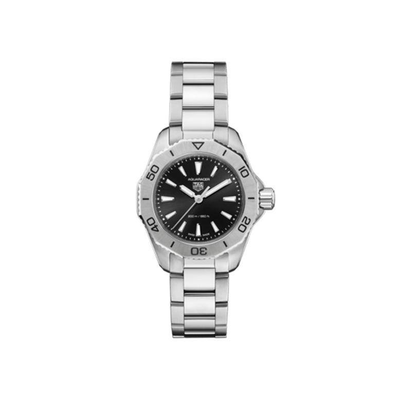 TAG Heuer, Aquaracer Professional 200 Armbanduhr aus Stahl, Referenz WBP1410.BA0622, Produktaufnahme