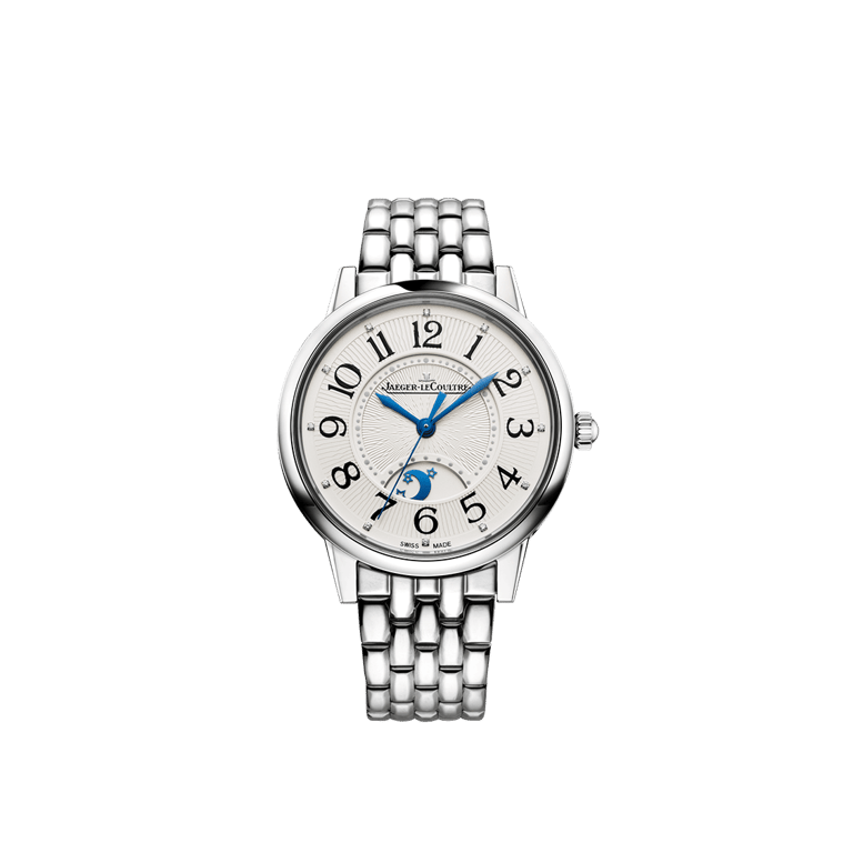 Jaeger LeCoultre, Rendez-Vous Night & Day Medium Armbanduhr aus Stahl, Referenz 3448110, Produktaufnahme
