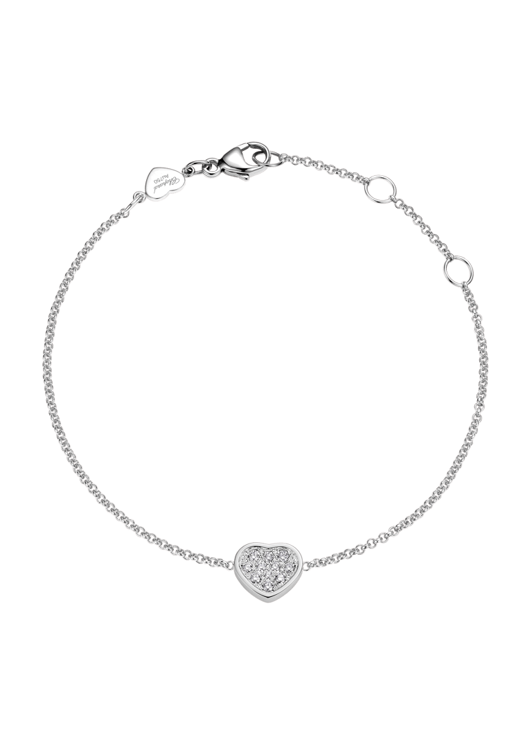 Chopard, My Happy Hearts Armschmuck aus 18 Kt Weißgold, Referenz CH85A086-1091, Produktaufnahme