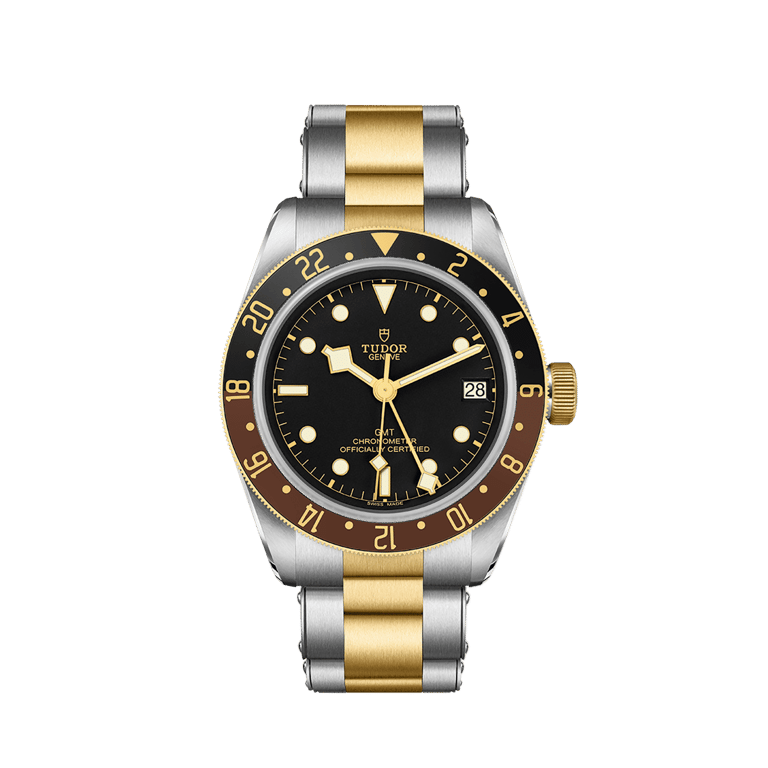 Tudor, Black Bay GMT S&G Armbanduhr aus Stahl / Gold 750 G, Referenz M79833MN-0001, Produktaufnahme