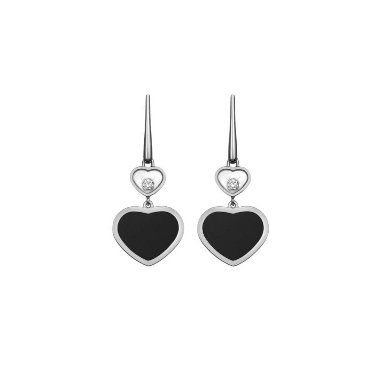 Chopard, Happy Diamonds Ohrschmuck aus 18 Kt Weißgold, Referenz CH837482-1210, Produktaufnahme