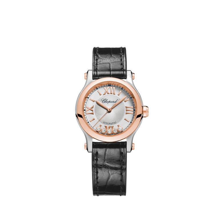Chopard, Happy Sport Armbanduhr aus Stahl / Gold 750 R, Referenz 278573-6013, Produktaufnahme