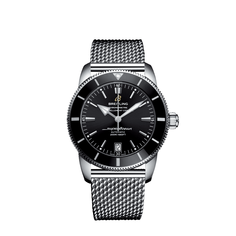 Breitling, Superocean Héritage II B20 Automatic 42 Armbanduhr aus Stahl, Referenz AB2010121B1A1, Produktaufnahme