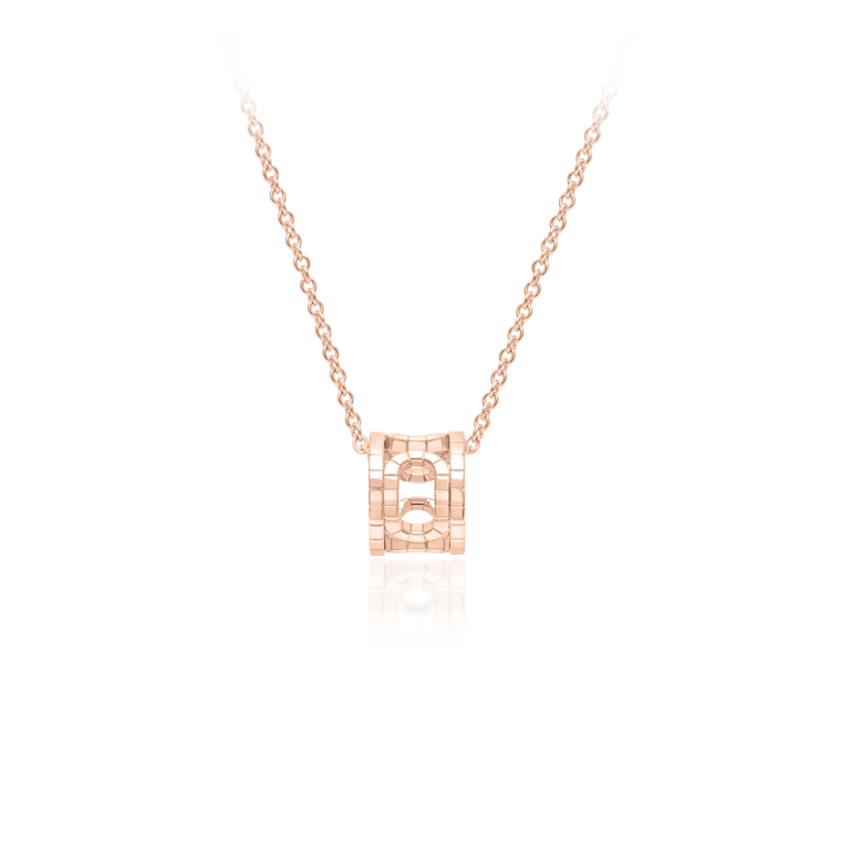Rivière-Flow Halsschmuck aus 18 Kt Roségold