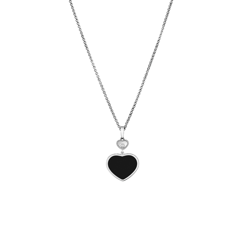 Chopard, Happy Diamonds Anhänger mit Kette aus 18 Kt Weißgold, Referenz CH797482-1201, Produktaufnahme