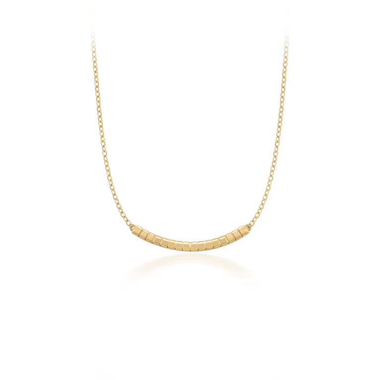 Rivière-Flow Collier aus 18 Kt Gelbgold