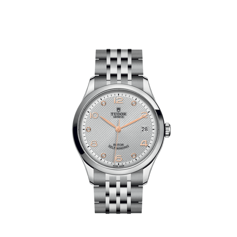 Tudor, Date 36 Armbanduhr aus Stahl, Referenz M91450-0003, Produktaufnahme