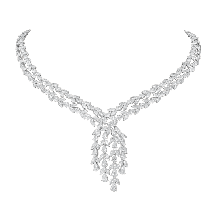 Masterpiece Collier aus 18 Kt Weißgold mit Diamanten